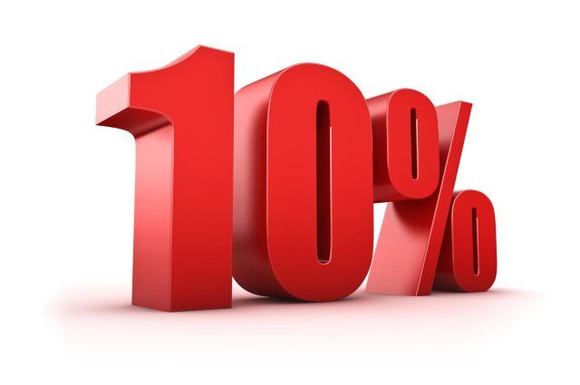      10%   