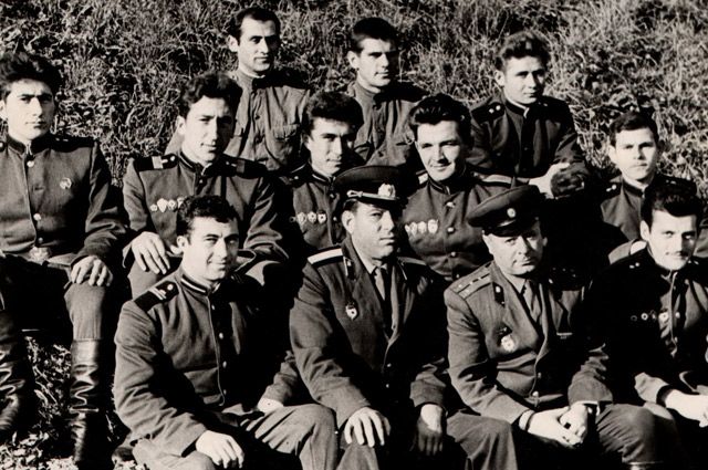 Личный состав десантно-переправочной роты, 1966 год, Брест.