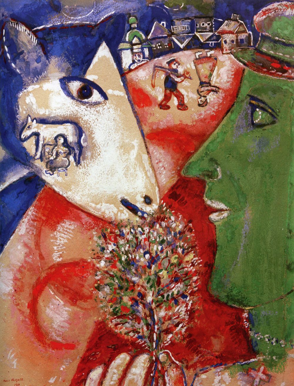 ФРАНЦИЯ. Предмет гордости: Марк Шагал. Наш след: один из самых известных представителей художественного авангарда XX века Марк Шагал родился и формировался как художник в Витебске.
