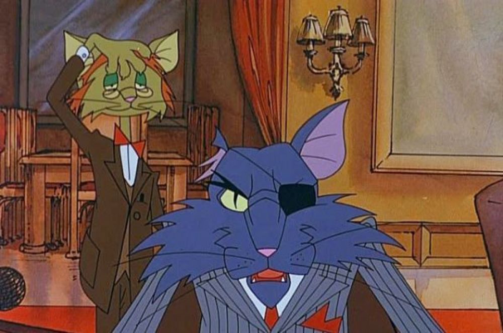 3 место. «Ловушка для кошек» (1986). Еще один венгерский мультфильм, сюжет которого разворачивается на вымышленной планете Икс, где живут антропоморфные коты, мыши и крысы. 