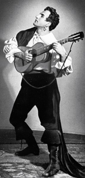 1971 год. Владимир Зельдин в комедии Лопе де Вега «Учитель танцев» в постановке центрального театра Советской Армии.