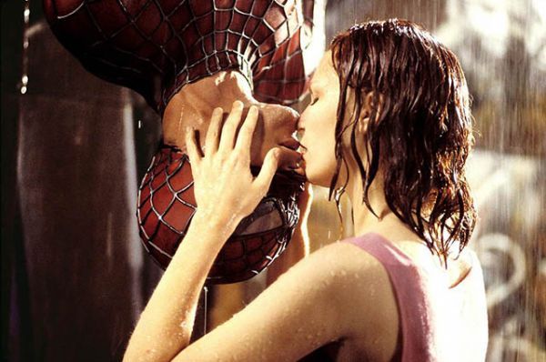 7 место – поцелуй из фильма «Человек-паук».
