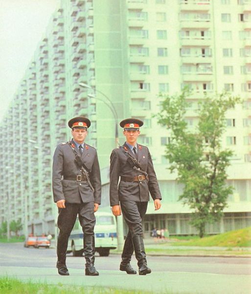 Патрулирование улиц. 1964 год.