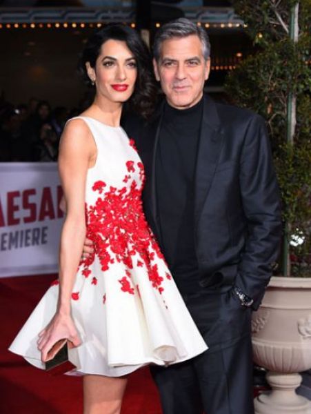 Джордж и Амаль Клуни в январе 2016 года.