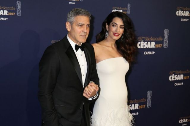 Супруги Джордж и Амаль Клуни.
