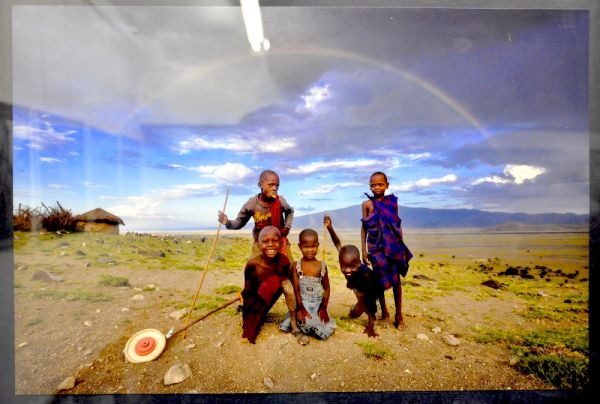 Дети в деревне племени Масаи. Северная Танзания.