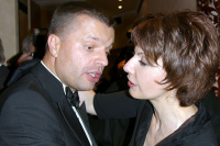 Леонид Парфенов и Татьяна Миткова на церемонии вручения Национальной телевизионной премии «ТЭФИ-2004».