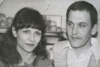 Алена Атраховiч з мужам Анатолем Александровiчам.