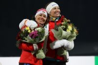Скардино и Домрачева официально попрощались с большим биатлоном.