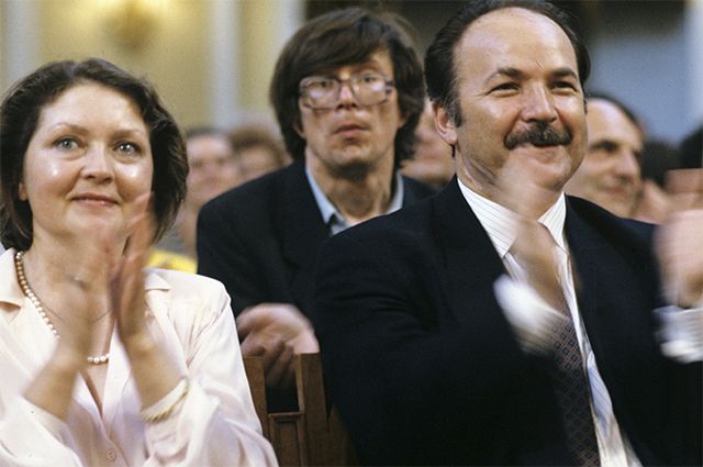Жанна Болотова и Николай Губенко. 1990 г.