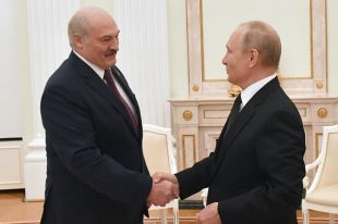 Александр Лукашенко и Владимир Путин.