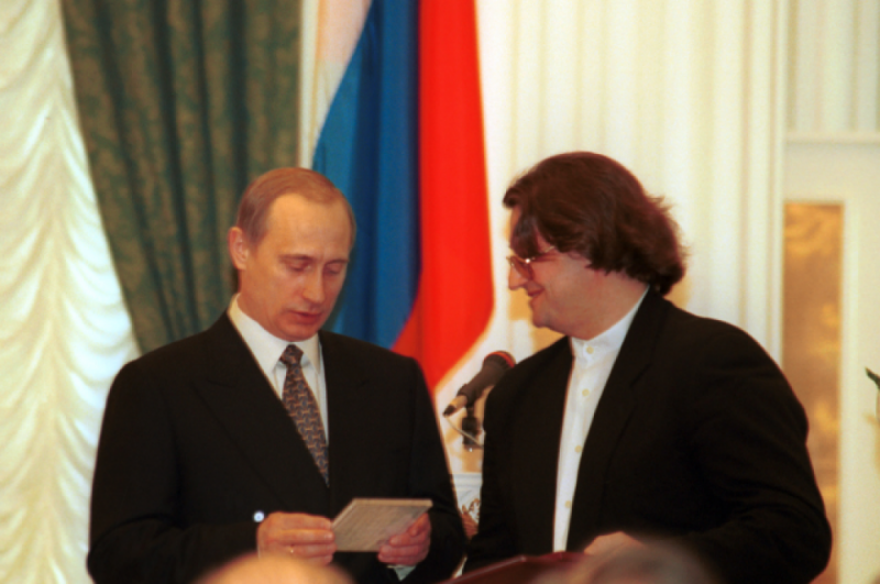 Владимир Путин и Александр Градский, 2000 г.