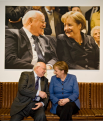 С Ангелой Меркель, 2011 г.
