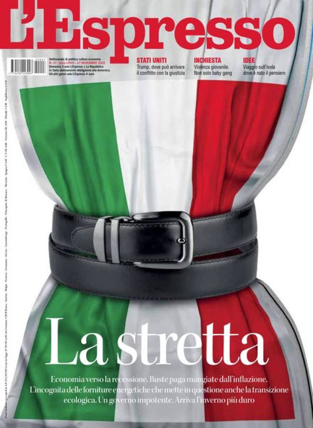 Главный вопрос итальянского L’Espresso (октябрьский номер) – что будет с Италией и Европой из-за антироссийских санкций? Проблема, которая остро волновала западноевропейцев на тот момент – резкий рост инфляции. При этом, по последним данным, цены и в еврозоне, и в США начали снижаться…