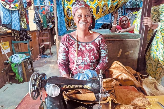 Швейные машинки местами ещё старые, но амбиции новые: по прогнозу, африканская текстильная промышленность должна расти темпом более 4% в год.