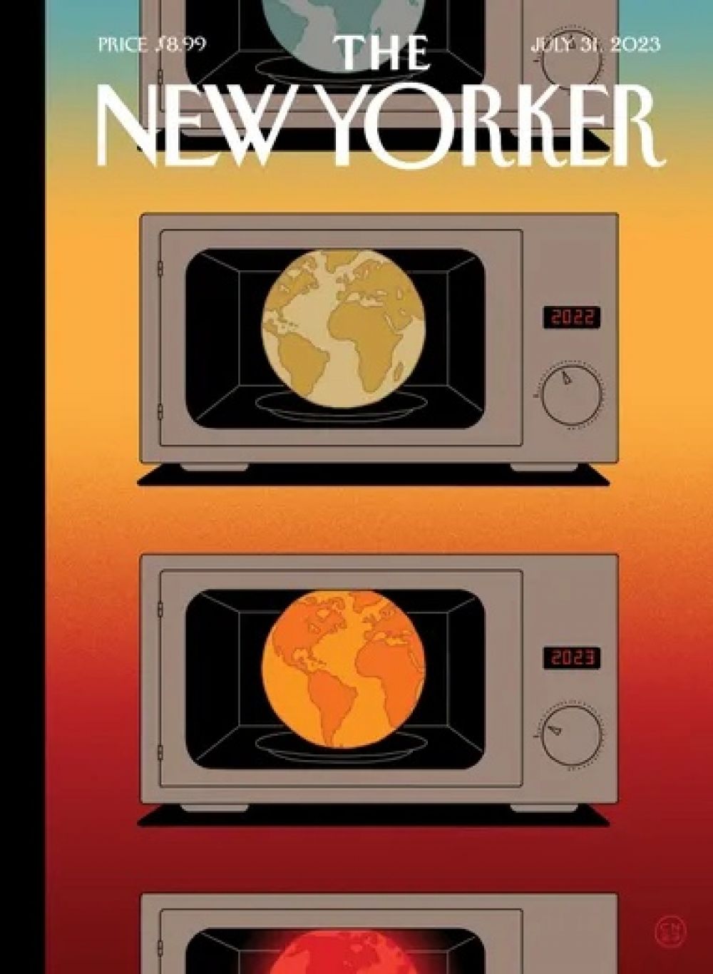 Высокие температуры и, как следствие, засуха и сильные пожары отмечаются во всех регионах планеты. Американский The New Yorker посвятил тему номера проблеме изменения климата.