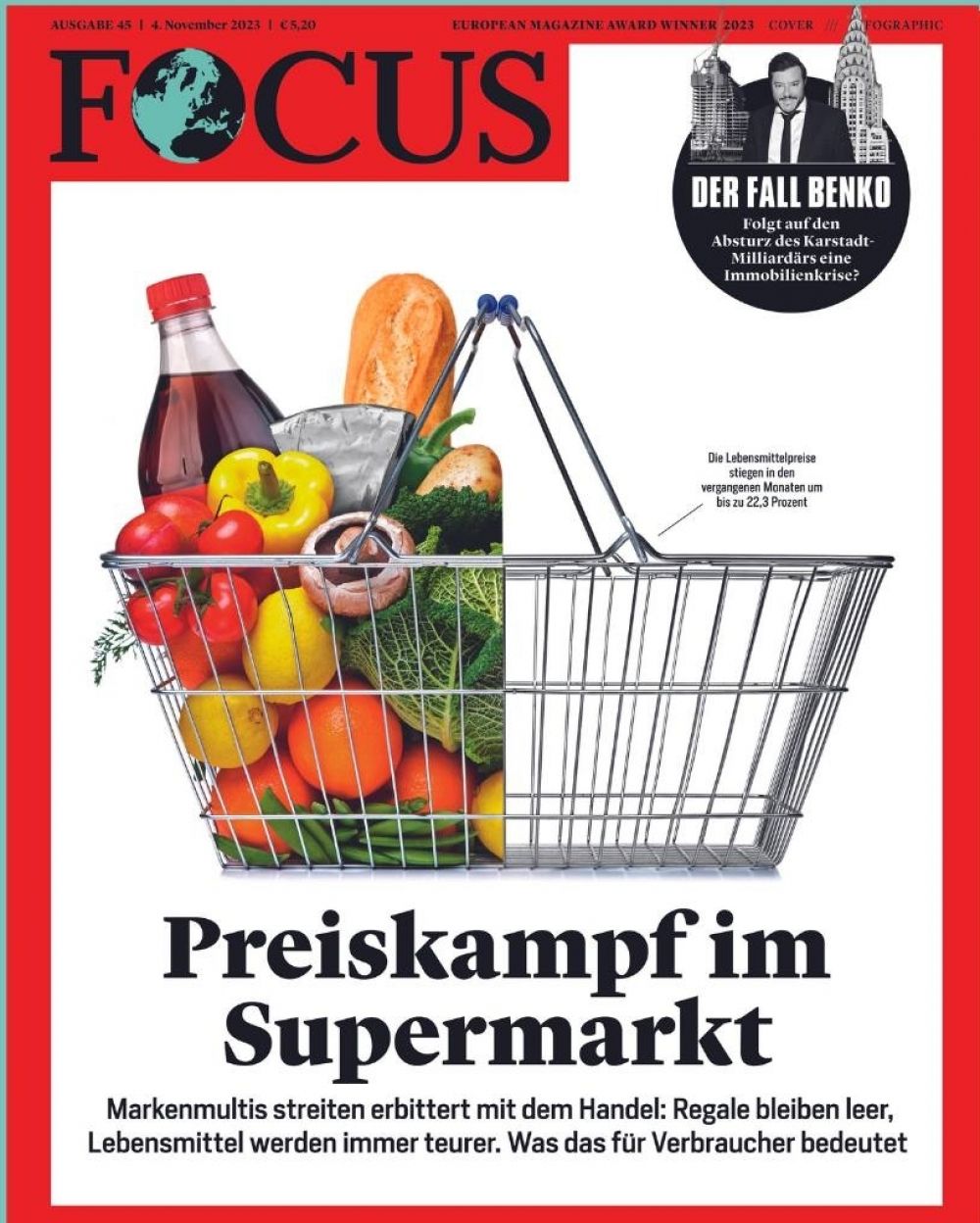 Немецкий Focus обращается к теме подорожания продуктов. А также задается вопросом: могут ли с полок магазинов исчезнуть некоторые товары из-за удорожания их производства?