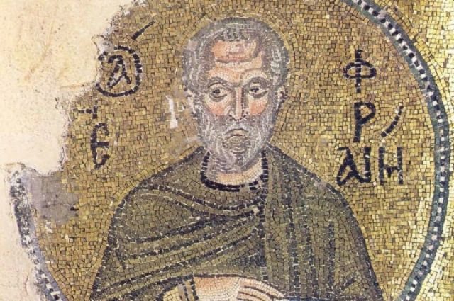 Мозаика Ефреа Сирина, середина XI века.