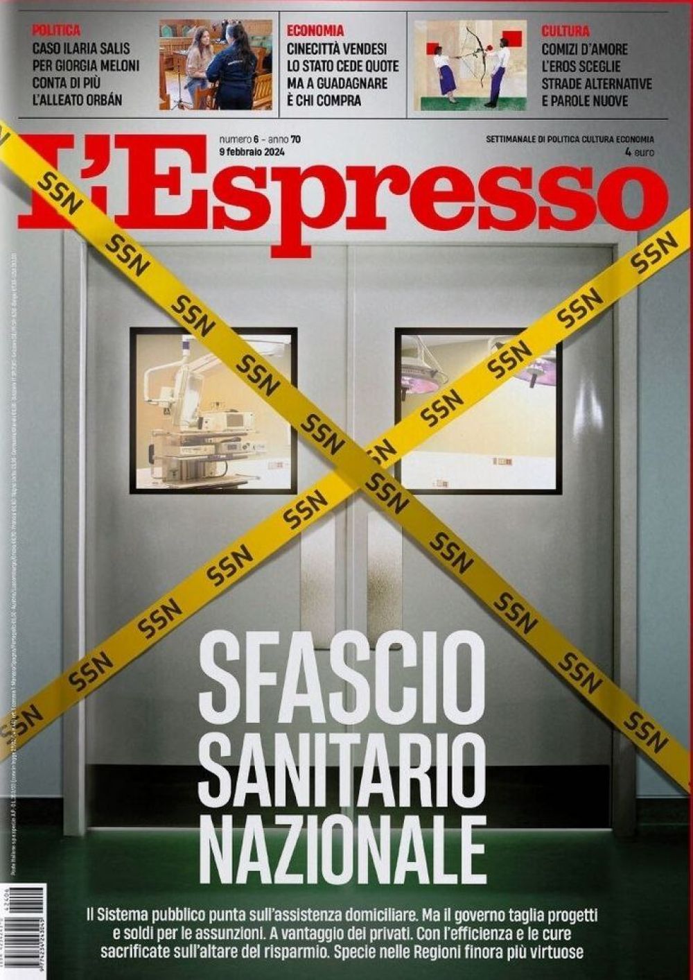 Нехватка врачей и медицинского персонала – проблема, которая для многих стран не перестает быть актуальной ещё со времён «ковида». Об этом – в итальянском L’Espresso («Экспресс»).