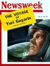 Журнал Newsweek. Гагарин смотрит на Землю из иллюминатора. 