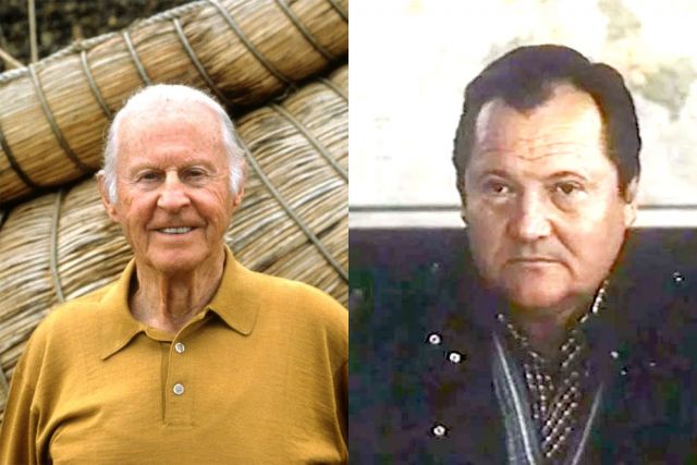 Тур Хейердал и Виктор Павлов.