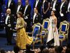 Король Швеции и его семья на церемонии вручения Нобелевских премий. 