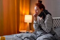 Грипп начинается с резко поднимающейся температуры до 38 градусов.