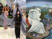 Мадонна при выборе наряда для Met Gala вдохновилась творчеством художницы-сюрреалиста Леоноры Каррингтон. Певица примерила на себя образ царицы Савской и её слуг с картины «Искушение святого Антония».